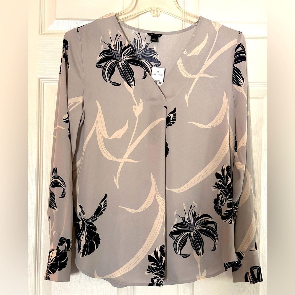 Ann Taylor Floral Blouse